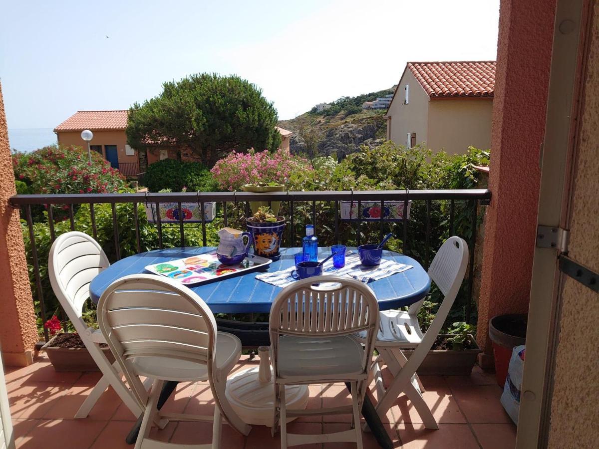 4RB86 Appartement type T2 cabine dans résidence bord de mer à Collioure Exterior foto